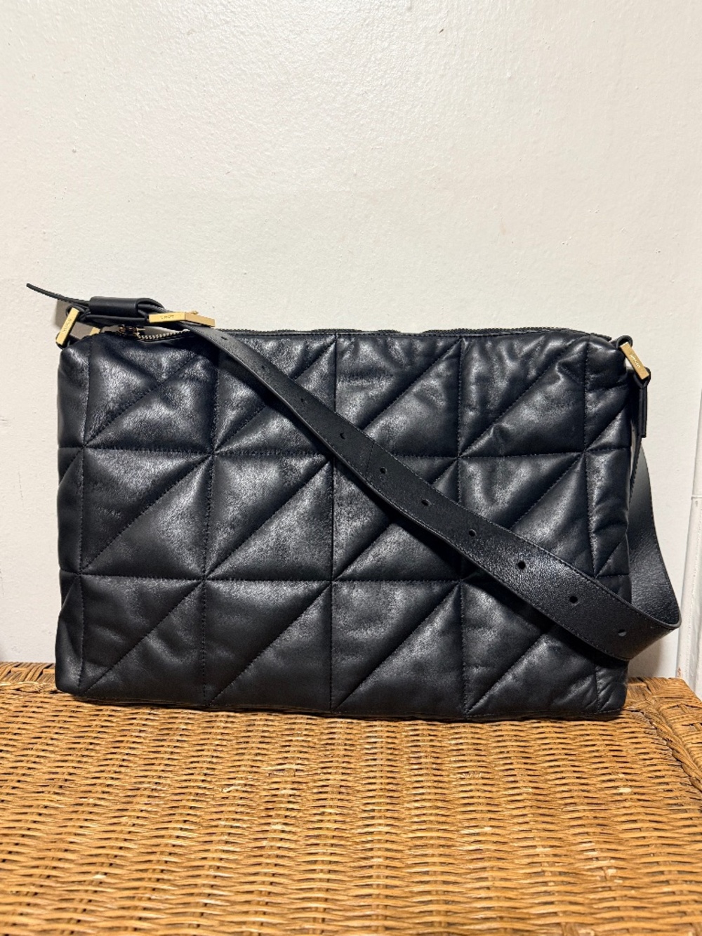 AllSaints Edbury Quilted Leather Shoulder Bag
